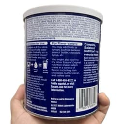 [Hàng Mỹ] Date mới Sữa Ensure Mỹ Original Nutrition Vani 400g 3