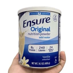 [Hàng Mỹ] Date mới Sữa Ensure Mỹ Original Nutrition Vani 400g 2