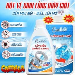 Bột Tẩy Gioăng Cao Su CAMILLA 100G Tẩy Lồng Máy Giặt  – Tẩy Mốc Đen, Khử Khuẩn, Sạch Như Mới 2