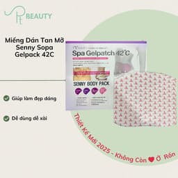 Miếng Dán Giảm Mỡ Bụng 42 Độ C Spa Gelpatch (Full Hộp 5 Miếng) 1
