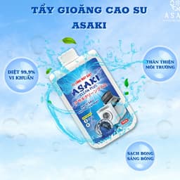 Bột Tẩy Lồng Máy Giặt  ASAKI Chính Hãng 300g – Sạch Cặn Bẩn, Khử Mùi, Diệt Khuẩn 4