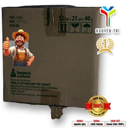 1 thùng (12 hộp x 25 gói) NPK 7-5-44+TE Hợp Trí (Gói 40g) - Kích Thích Ra Hoa Sớm 2