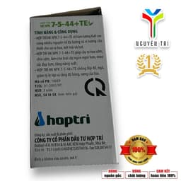 1 Hộp 25 gói NPK 7-5-44+TE Hợp Trí (Gói 40g) - Kích Thích Ra Hoa Sớm, Trổ Bông Đồng Loạt, Chắc Hạt 2