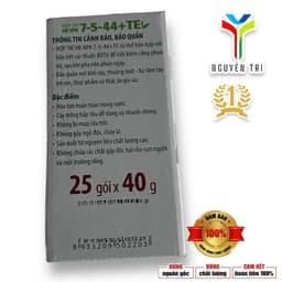 1 Hộp 25 gói NPK 7-5-44+TE Hợp Trí (Gói 40g) - Kích Thích Ra Hoa Sớm, Trổ Bông Đồng Loạt, Chắc Hạt 4