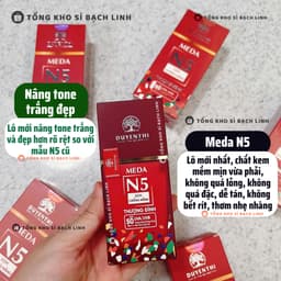 Kem Chống Nắng MEDA N5 Duyên Thị 50ml Bản Mới Nhất - Nâng tone, cấp ẩm, bảo vệ da toàn diện 3