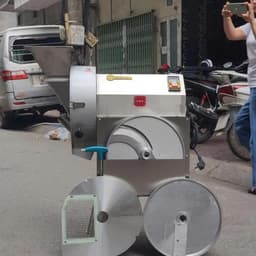 Máy thái rau củ quả YQC 802 đa năng | Thái lát – thái sợi – thái lựu | Công nghiệp – Bền mạnh 6