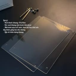 Khung ảnh Mica Trong Suốt, set quà tự làm tặng người yêu, bạn bè, khung ảnh làm theo yêu cầu 7