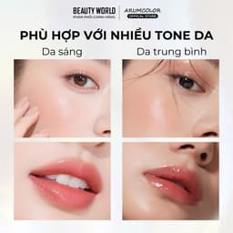Son & Má Hồng Dạng Kem Balm Dưỡng Đa Năng Arumcolor Smooth Tint Color Balm 4g 9