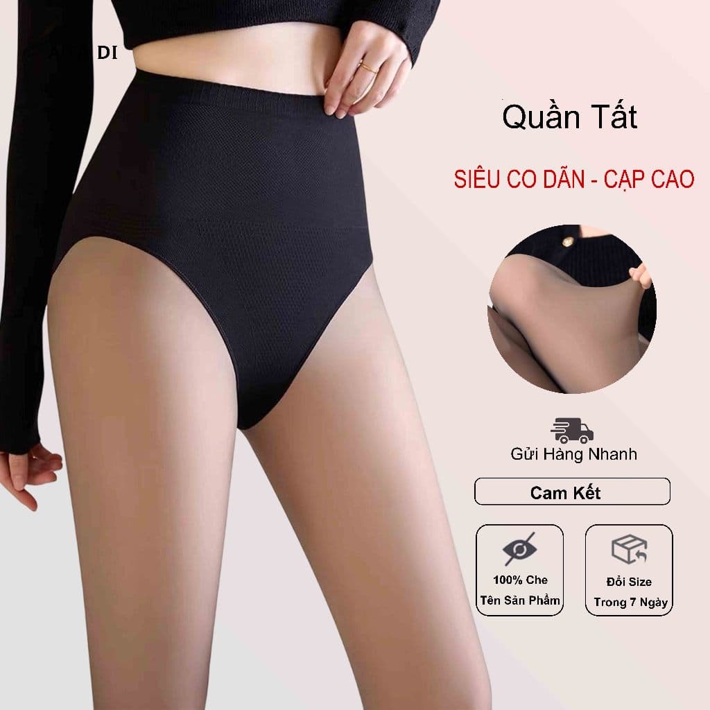 Quần Tất 3D Cao Cấp Lót Nỉ Che Khuyết Điểm Thon Chân Gen Bụng Giữ Nhiệt Ấm Áp