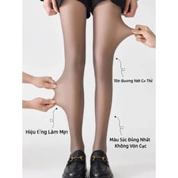 Quần Tất 3D Cao Cấp Lót Nỉ Che Khuyết Điểm Thon Chân Gen Bụng Giữ Nhiệt Ấm Áp 3
