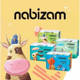 Tã/Bỉm NABIZAM HÀN QUỐC Dán/Quần Đủ Size S44/M40/L36/M32/L30/XL26/XXL22/XXXL20 2