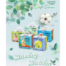 Tã/Bỉm NABIZAM HÀN QUỐC Dán/Quần Đủ Size S44/M40/L36/M32/L30/XL26/XXL22/XXXL20 4