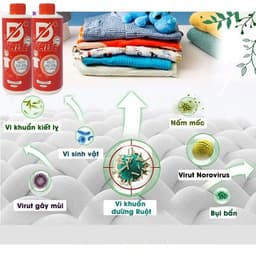 Xịt Tẩy Trắng Quần Áo D-White 500ml – Làm Sáng Quần Áo, Loại Bỏ Vết Ố Cứng Đầu 2