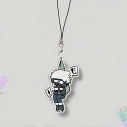 (mua 1 tặng 1) (MÓC TREO) Dây treo điện thoại in hình NARUTO hình in 2 mặt 5