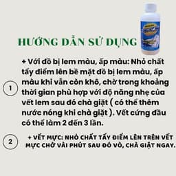 Xịt Tẩy Trắng Quần Áo K.K 500ml – Làm Sáng Quần Áo, Loại Bỏ Vết Ố Cứng Đầu 8