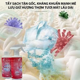 Xịt Tẩy Trắng Quần Áo P-LEX 500ml – Làm Sáng Quần Áo, Loại Bỏ Vết Ố Cứng Đầu 8