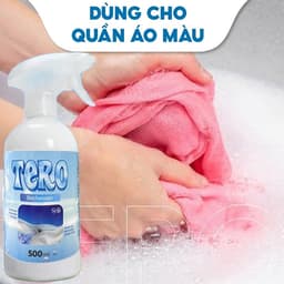 Xịt Tẩy Trắng Quần Áo TERO Chính Hãng 500ml – Làm Sáng Quần Áo, Loại Bỏ Vết Ố Cứng Đầu 6