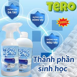 Xịt Tẩy Trắng Quần Áo TERO Chính Hãng 500ml – Làm Sáng Quần Áo, Loại Bỏ Vết Ố Cứng Đầu 4