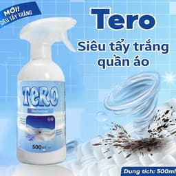 Xịt Tẩy Trắng Quần Áo TERO Chính Hãng 500ml – Làm Sáng Quần Áo, Loại Bỏ Vết Ố Cứng Đầu 9