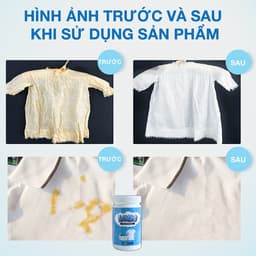 Bột Tẩy Trắng Quần Áo LORE 300G Chính Hãng – Tẩy Ố Vàng, Làm Sáng Quần Áo Nhanh 5