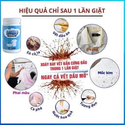 Bột Tẩy Trắng Quần Áo LORE 300G Chính Hãng – Tẩy Ố Vàng, Làm Sáng Quần Áo Nhanh 6