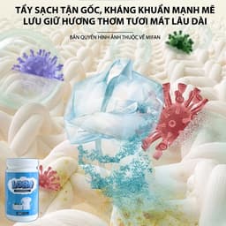 Bột Tẩy Trắng Quần Áo LORE 300G Chính Hãng – Tẩy Ố Vàng, Làm Sáng Quần Áo Nhanh 9