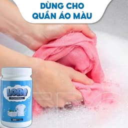 Bột Tẩy Trắng Quần Áo LORE 300G Chính Hãng – Tẩy Ố Vàng, Làm Sáng Quần Áo Nhanh 3