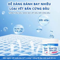 Bột Tẩy Trắng Quần Áo FLASH HOME 250G – Tẩy Ố Vàng, Làm Sáng Quần Áo Nhanh 7