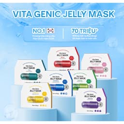 Hộp 10 Miếng Mặt Nạ Giấy Banobagi Mask Super Collagen Vitamin Viên Thuốc Dưỡng Trắng Da Cấp Ẩm Phục Hồi Giảm Mụn 30ml 2