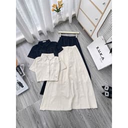 Xukadress_SET SƠMI VIỀN THANH LỊCH SANG TRỌNG, set bộ sang chảnh, set đồ thanh lịch 6