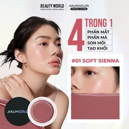 Son & Má Hồng Dạng Kem Balm Dưỡng Đa Năng Arumcolor Smooth Tint Color Balm 4g 3