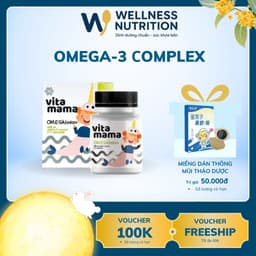 Thực phẩm VitaMama Siberian Omega-3 Сomplex (multifruit), bổ sung dinh dưỡng cho mắt và não bộ trẻ - 90 viên 1