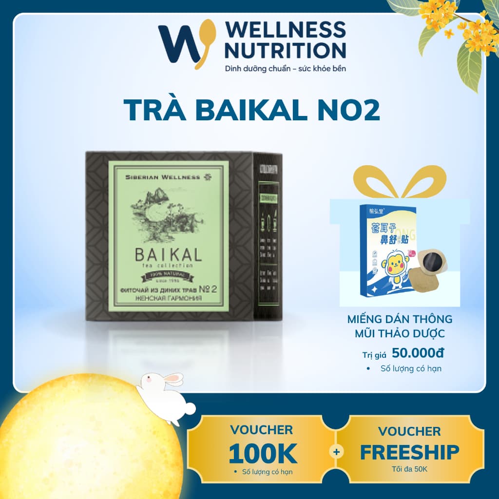 Trà phụ nữ Herbal tea №2  Trà thảo mộc Baikal tea collection Wellness Siberian