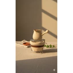 Bếp Gốm Đun Trà Sữa Nướng Ấm Đất Nung Trà Sữa Nướng Vân Nam 7