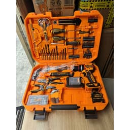 Bộ 165 món bao gồm máy khoan búa không chổi than dùng pin 20V TIDLI20668 total - THKTHP11652 2