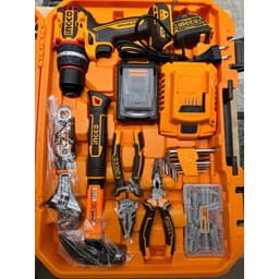 Bộ 165 món bao gồm máy khoan búa không chổi than dùng pin 20V TIDLI20668 total - THKTHP11652 4