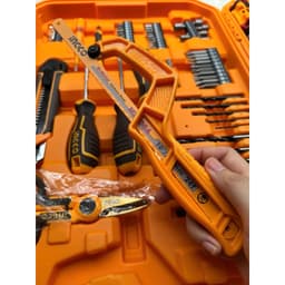 Bộ 165 món bao gồm máy khoan búa không chổi than dùng pin 20V TIDLI20668 total - THKTHP11652 5