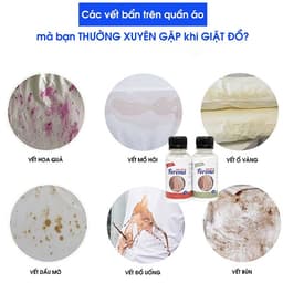 Cặp Tẩy Lem Màu Quần Áo 𝗙𝗲𝗿𝗼𝗻𝗮 200g – Khử Loang Màu, Tẩy Ám Màu Nhanh 4