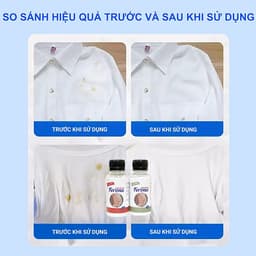 Cặp Tẩy Lem Màu Quần Áo 𝗙𝗲𝗿𝗼𝗻𝗮 200g – Khử Loang Màu, Tẩy Ám Màu Nhanh 6