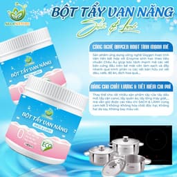 Bột Tẩy Đa Năng Siêu Sạch Ailla 500g Chính Hãng – Tẩy Ố Vàng, Khử Mùi, Làm Sáng Bề Mặt 8