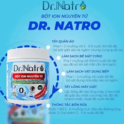 Bột Tẩy Đa Năng Siêu Sạch Dr Natro 500g – Tẩy Ố Vàng, Dầu Mỡ, Mốc Cứng Đầu 3