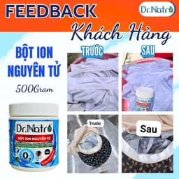 Bột Tẩy Đa Năng Siêu Sạch Dr Natro 500g – Tẩy Ố Vàng, Dầu Mỡ, Mốc Cứng Đầu 9