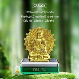 Nước Hoa Ô Tô CARLOX Tượng Phật Quan Thế Âm Chạy Năng Lượng Mặt Trời Tỏa Hương Thơm Mát Nhẹ Nhàng 4