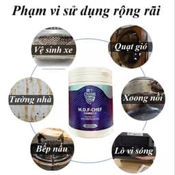 Bột Tẩy Đa Năng Siêu Sạch MOF Chano 500g – Tẩy Ố Vàng, Dầu Mỡ, Mốc Cứng Đầu 7