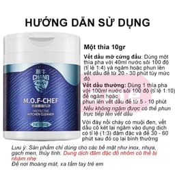 Bột Tẩy Đa Năng Siêu Sạch MOF Chano 500g – Tẩy Ố Vàng, Dầu Mỡ, Mốc Cứng Đầu 4