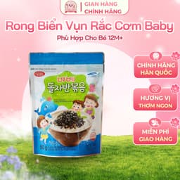 [DATE 4/2027] Rong Biển Trộn Cơm Ăn Liền Samsung Hàn Quốc - Rong Biển Cho Bé Ăn Dặm 50g 1