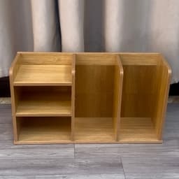 Kệ sách để bàn 3 tầng gỗ MDF – Kệ hồ sơ, kệ tài liệu văn phòng – Tặng tua vít 4