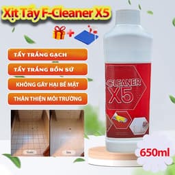 Nước Tẩy Đa Năng Siêu Mạnh F-Cleaner X5 650ml – Vệ Sinh Bếp, Bồn Rửa, Tường Gạch 4