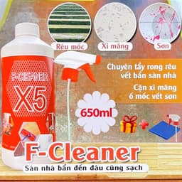 Nước Tẩy Đa Năng Siêu Mạnh F-Cleaner X5 650ml – Vệ Sinh Bếp, Bồn Rửa, Tường Gạch 2