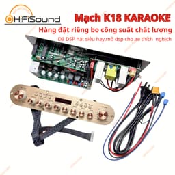 Mạch Loa Kéo Karaoke K10 Plus,K18 2x100W,200W chuyên làm loa karaoke cho bass 16,20,30 Cực Hay 1